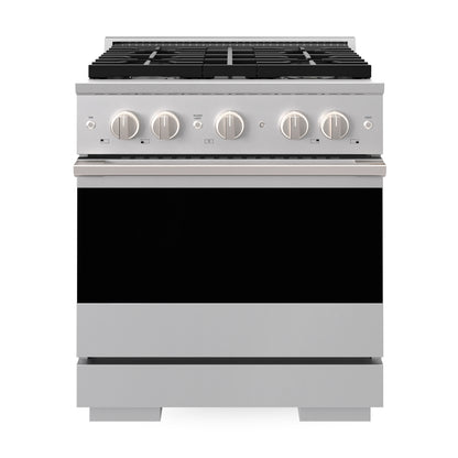 ZLINE Marino 30-Inch 4.2 cu. ft. Gas Range, 4 Burners, Convection Oven, Stainless Steel, MGR30