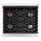 ZLINE Marino 30-Inch 4.2 cu. ft. Gas Range, 4 Brass Burner DuoPro™ Cooktop, Convection Oven, Stainless Steel, PMGR30