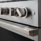 ZLINE Marino 36-Inch 5.2 cu. ft. Gas Range, 6 Brass Burner DuoPro™ Cooktop, Convection Oven, Stainless Steel, PMGR36