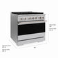 ZLINE Marino 36-Inch 5.2 cu. ft. Gas Range, 6 Brass Burner DuoPro™ Cooktop, Convection Oven, Stainless Steel, PMGR36