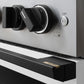 ZLINE Autograph 48 in. 6.7 cu. ft. Marino Gas Range with 8 Burner DuoPro™ Cooktop and Dual Ovens with White Matte Doors and Matte Black Accents, PMGRZ-WM-48-MB - Control Knob Detail