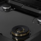 ZLINE Marino 30-Inch 4.2 cu. ft. Dual Fuel Range, 4 Burners, Convection Oven, Black Stainless Steel, MDRB-30