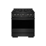 ZLINE Marino 30-Inch 4.2 cu. ft. Gas Range, 4 Burners, Convection Oven, Black Stainless Steel, MGRB-30