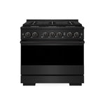 ZLINE Marino 36-Inch 5.2 cu. ft. Gas Range, 6 Burners, Convection Oven, Black Stainless Steel, MGRB-36