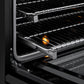 ZLINE Marino 30-Inch 4.2 cu. ft. Gas Range, 4 Brass Burners, Convection Oven, Black Stainless Steel, MGRB-BR-30