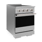 ZLINE 24 in. 3.2 cu. ft. Marino Induction Range with 3 Element Cooktop and Electric Convection Oven in Stainless Steel, MINR24