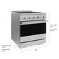 ZLINE 30 in. 4.2 cu. ft. Marino Induction Range with 4 Element Cooktop and Electric Convection Oven in Stainless Steel, MINR30
