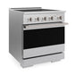 ZLINE 30 in. 4.2 cu. ft. Marino Induction Range with 4 Element Cooktop and Electric Convection Oven in Satin Stainless Steel, MINRS-30