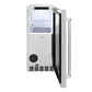 ZLINE 15" Touchstone Nugget Ice Maker in Stainless Steel Door, INGD-ST-15