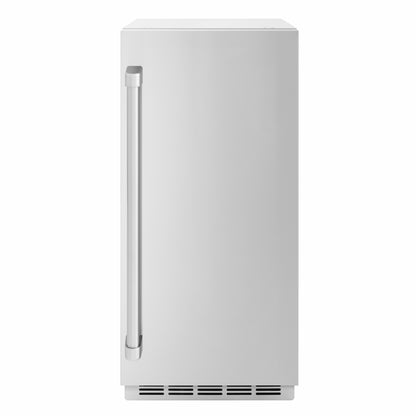 ZLINE 15" Touchstone Nugget Ice Maker in Stainless Steel Door, INGD-ST-15