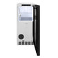 ZLINE Autograph 15" Touchstone Nugget Ice Maker in Panel-Ready Door with Polished Gold Handle, INGDPZ-15-G