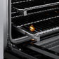 ZLINE 48" Paramount Induction Range with 7 Element Cooktop in Stainless Steel with Black Matte Doors, SINR-BLM-48