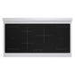 ZLINE 48" Paramount Induction Range with 7 Element Cooktop in Stainless Steel with Black Matte Doors, SINR-BLM-48