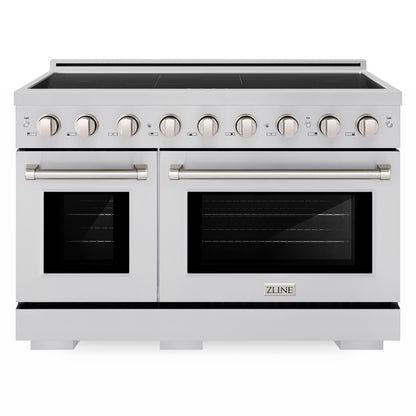 ZLINE 48" Paramount Induction Range with 7 Element Cooktop in Stainless Steel, SINR48