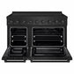 ZLINE 48" Paramount Induction Range with 7 Element Cooktop in Black Stainless Steel, SINRB-48