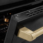 ZLINE Autograph Edition 48" Paramount Induction Range with 7 Element Cooktop in Black Stainless Steel with Champagne Bronze Accents, SINRBZ-48-CB