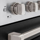 ZLINE 48" Paramount Induction Range with 7 Element Cooktop in Satin Stainless Steel with Black Matte Doors, SINRS-BLM-48