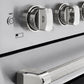 ZLINE Autograph Edition 48" Paramount Induction Range with 7 Element Cooktop in Stainless Steel with Polished Nickel Helix Handles and Knob Accents, SINRZ-48-KPN
