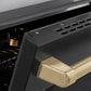 ZLINE Autograph Edition 48" Paramount Induction Range with 7 Element Cooktop in Stainless Steel with Black Matte Doors and Champagne Bronze Accents, SINRZ-BLM-48-CB