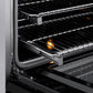 ZLINE Autograph Edition 48" Paramount Induction Range with 7 Element Cooktop in Stainless Steel with Black Matte Doors and Champagne Bronze Accents, SINRZ-BLM-48-CB