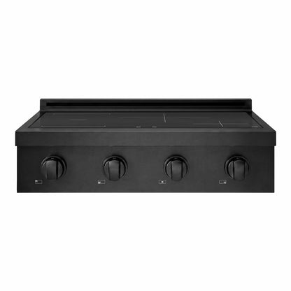 ZLINE 30" Paramount Induction Rangetop with 4 Element Cooktop in Black Stainless Steel, SINRTB-30