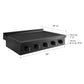 ZLINE 36" Paramount Induction Rangetop with 5 Element Cooktop in Black Stainless Steel, SINRTB-36