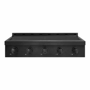 ZLINE 36" Paramount Induction Rangetop with 5 Element Cooktop in Black Stainless Steel, SINRTB-36