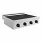 ZLINE Autograph Edition 30" Paramount Induction Rangetop with 4 Element Cooktop in Satin Stainless Steel and Matte Black Accents, SINRTSZ-30-MB