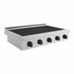 ZLINE Autograph Edition 36" Paramount Induction Rangetop with 5 Element Cooktop in Satin Stainless Steel and Matte Black Accents, SINRTSZ-36-MB
