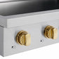 ZLINE Autograph Edition 30" Paramount Induction Rangetop with 4 Element Cooktop in Stainless Steel and Polished Gold Accents, SINRTZ-30-G