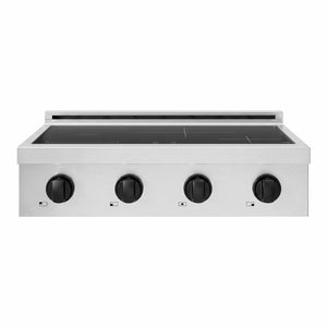 ZLINE Autograph Edition 30" Paramount Induction Rangetop with 4 Element Cooktop in Stainless Steel and Matte Black Accents, SINRTZ-30-MB