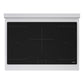 ZLINE Autograph Edition 36" Paramount Induction Rangetop with 5 Element Cooktop in Satin Stainless Steel and Matte Black Accents, SINRTSZ-36-MB