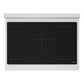 ZLINE Autograph Edition 36" Paramount Induction Rangetop with 5 Element Cooktop in Stainless Steel and Matte Black Accents, SINRTZ-36-MB