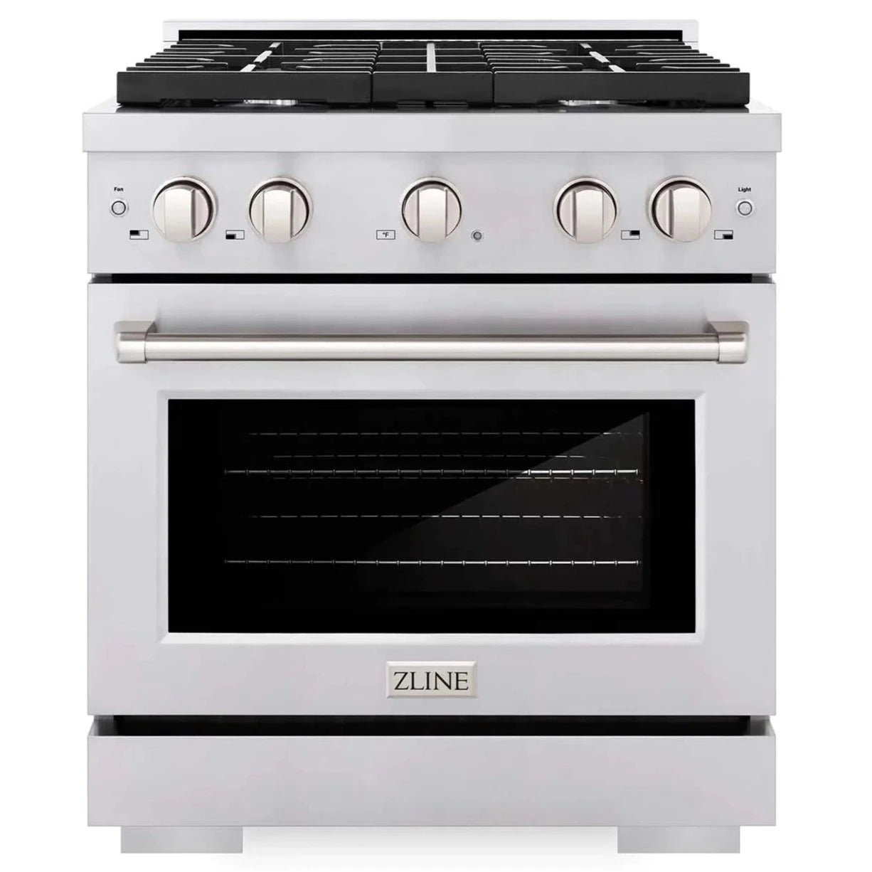 ZLINE 30" Professional Gas Range with Convection Oven and 4 Burners in Stainless Steel, SGR30