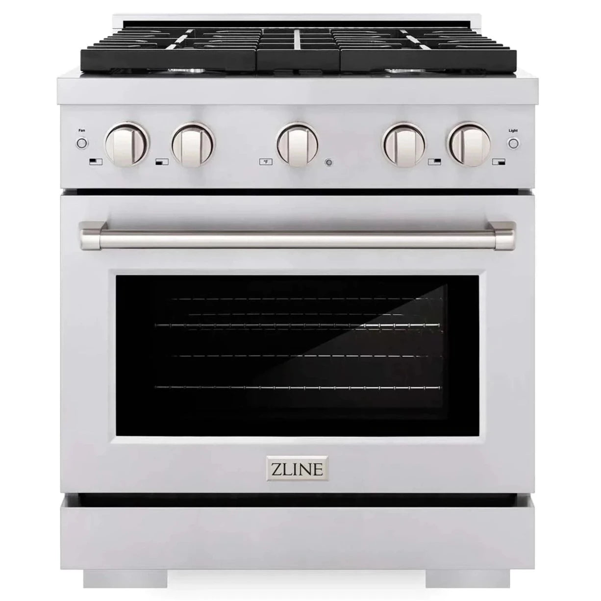 ZLINE 30" Professional Gas Range with Convection Oven and 4 Burners in Stainless Steel-SGR30