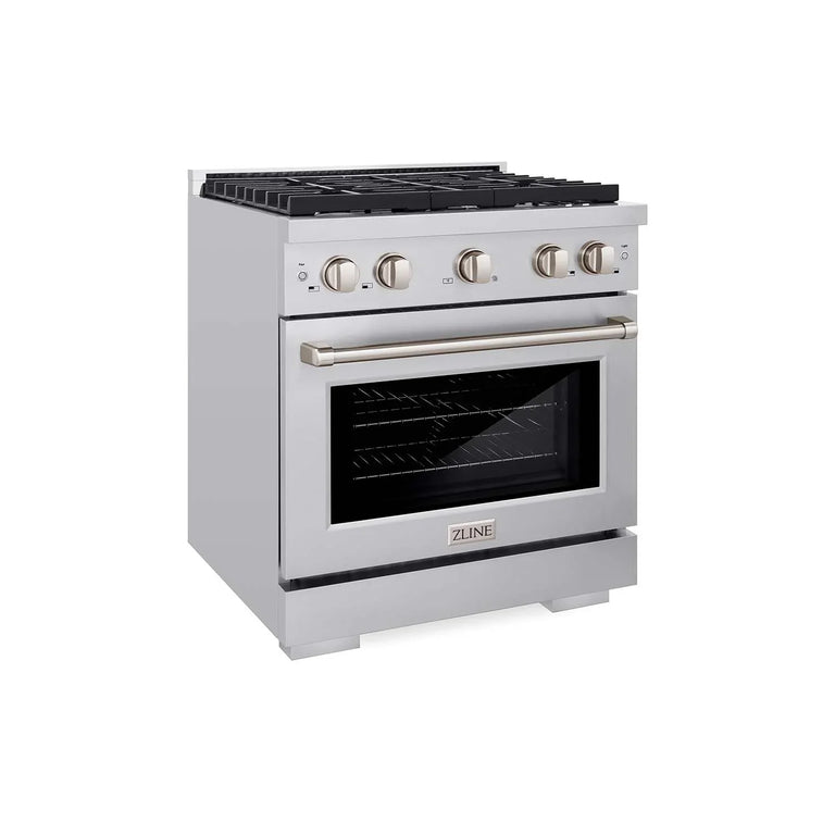 ZLINE 30 Professional Gas Range with Convection Oven and 4 Burners in –  Premium Home Source