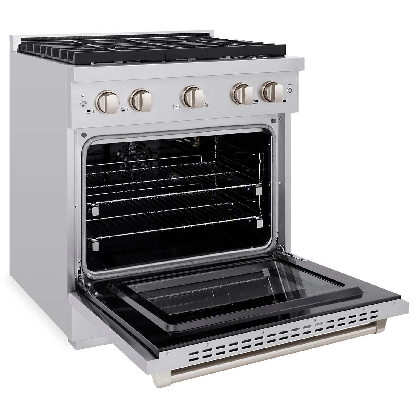 ZLINE 30" Professional Gas Range with Convection Oven and 4 Burners in Premium Home Source