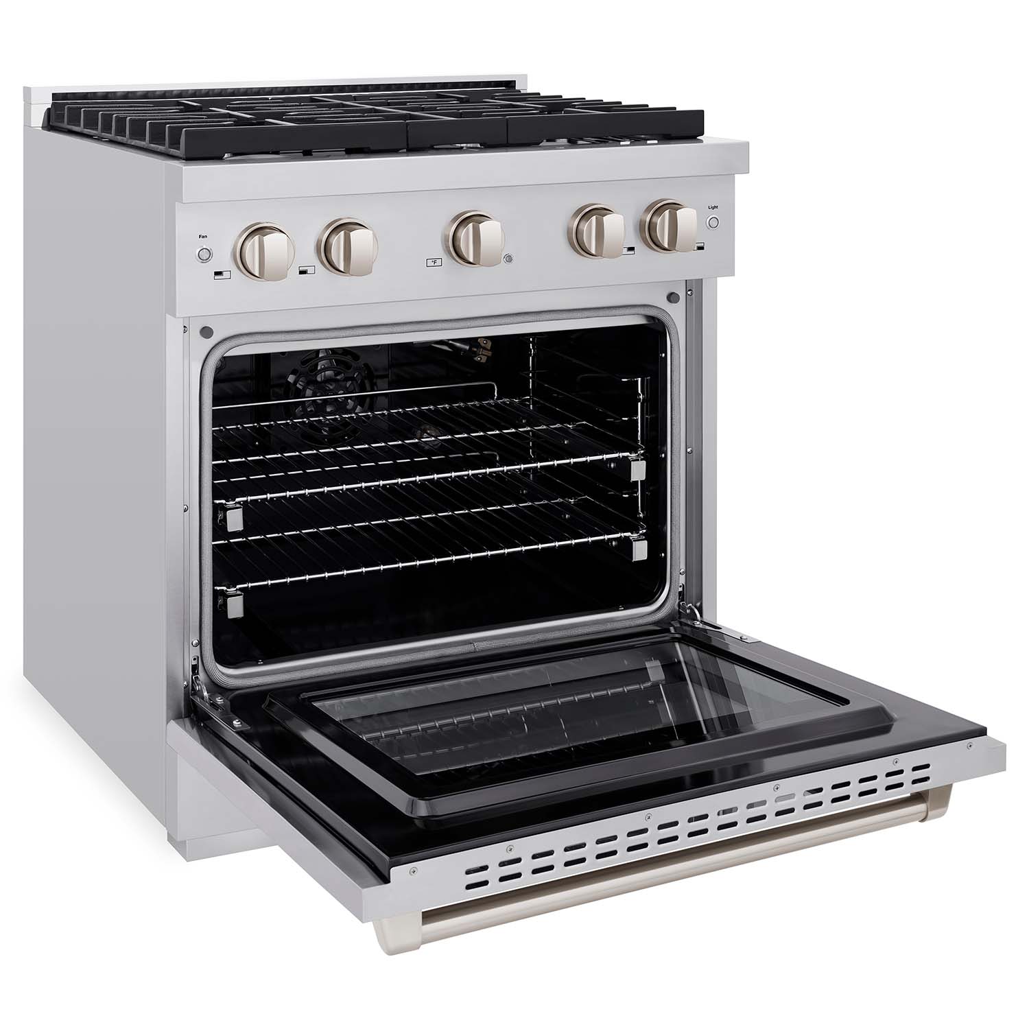 ZLINE 30" Professional Gas Range with Convection Oven and 4 Burners in