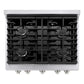ZLINE Paramount 30" Gas Range with Convection Oven and 4 Burners in Stainless Steel, SGR30
