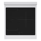 ZLINE 24" 5.2 cu. ft. Paramount Induction Range with 3 Element Cooktop and Electric Oven in Satin Stainless Steel, SINRS-24