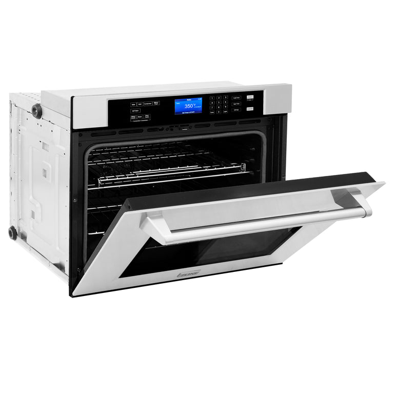 ZLINE Kitchen and Bath 30 in. Professional Single Wall Oven in Stainless Steel with Self-Cleaning, AWS-30