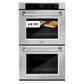 ZLINE 30" Professional Double Wall Oven with Air Fry and Self-Clean in Stainless Steel, WAD-30