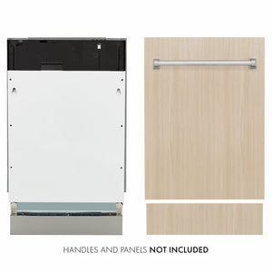 ZLINE Tallac 18-Inch Top Control Built-In Dishwasher, Panel Ready, 51 dBA, DWV-18