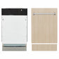 ZLINE Tallac 18-Inch Top Control Built-In Dishwasher, Panel Ready, 51 dBA, DWV-18