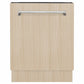 ZLINE Tallac 24-Inch Top Control Built-In Dishwasher, Panel Ready, 51 dBA, DWV-24