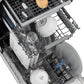 ZLINE Tallac 18-Inch Top Control Built-In Dishwasher, Stainless Steel Panel, Traditional Handle, 51 dBA, DWV-304-18