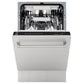ZLINE Tallac 18-Inch Top Control Built-In Dishwasher, Stainless Steel Panel, Traditional Handle, 51 dBA, DWV-304-18