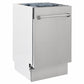 ZLINE Tallac 18-Inch Top Control Built-In Dishwasher, Stainless Steel Panel, Traditional Handle, 51 dBA, DWV-304-18