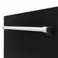 ZLINE Tallac 24-Inch Top Control Built-In Dishwasher, Black Matte Panel, Traditional Handle, 51 dBA, DWV-BLM-24