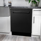 ZLINE Tallac 24-Inch Top Control Built-In Dishwasher, Black Stainless Steel Panel, Traditional Handle, 51 dBA, DWV-BS-24